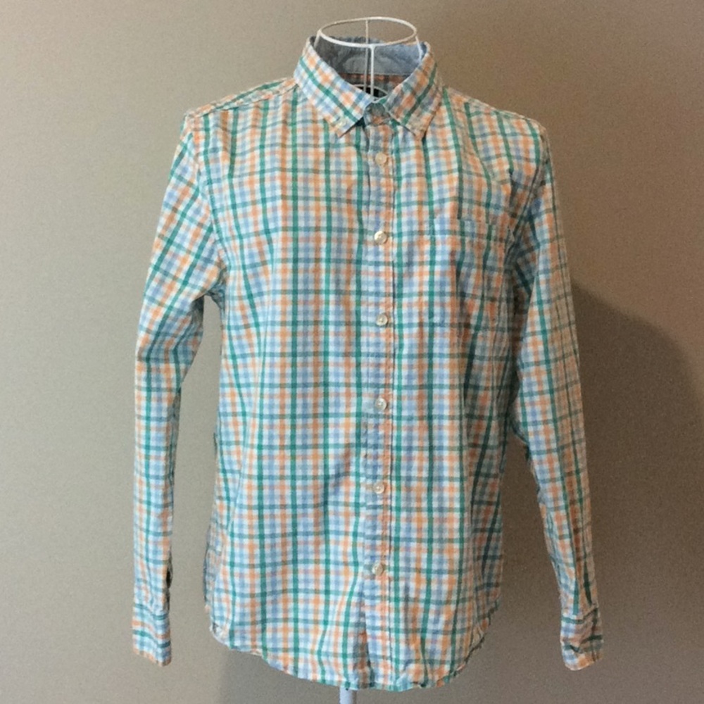 Pastel Checkered Button Down Shirt